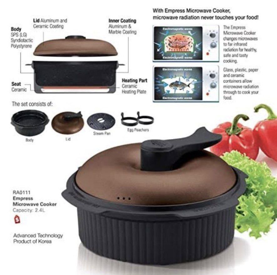 2.4L Empress Korean Microwave Multifunction Cooker, Furniture & Home