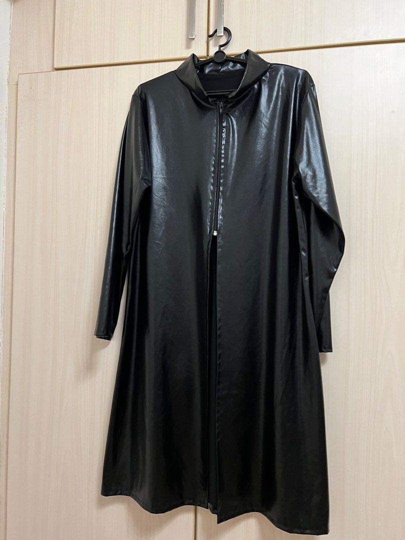 Latex fabric/clothing/jacket/matrix, Women's Fashion, Coats, Jackets