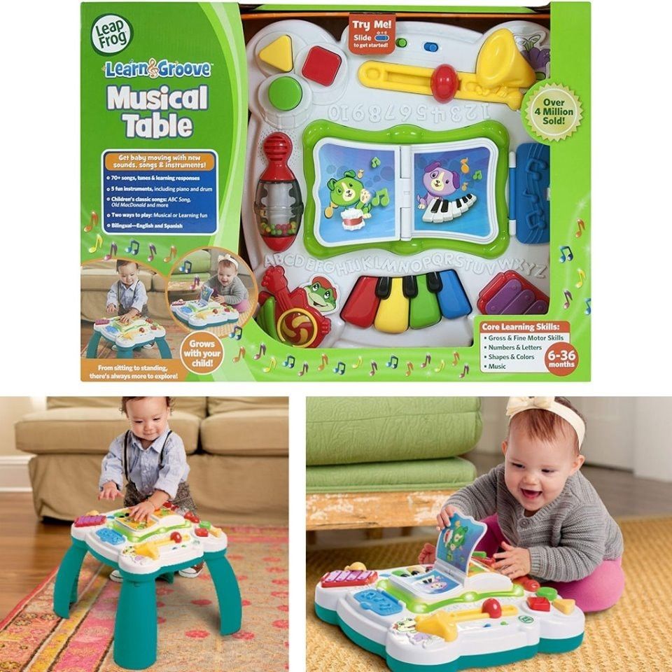 Leapfrog learn and groove bilingual musical on sale table