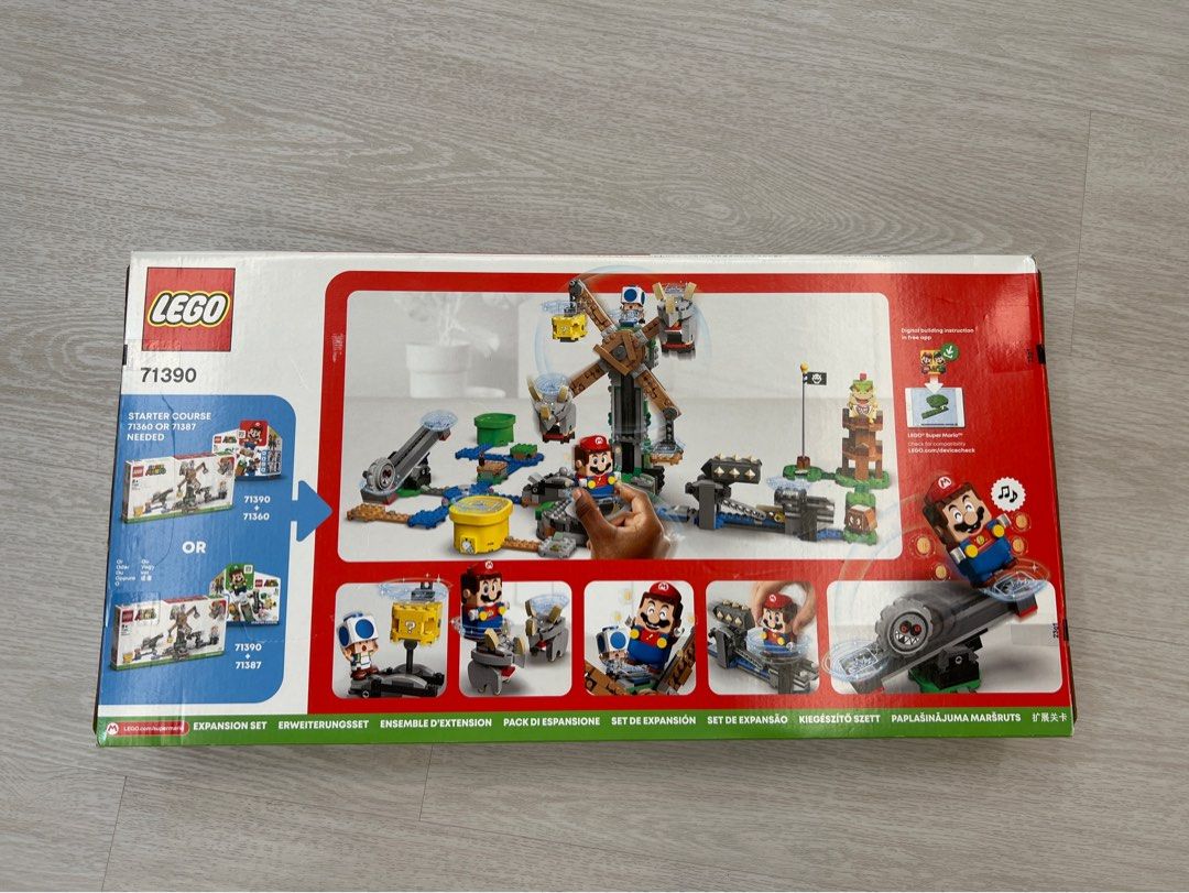 Lego - Super Mario - Reznor Knockdown, Hobbies & Toys, Toys & Games on ...