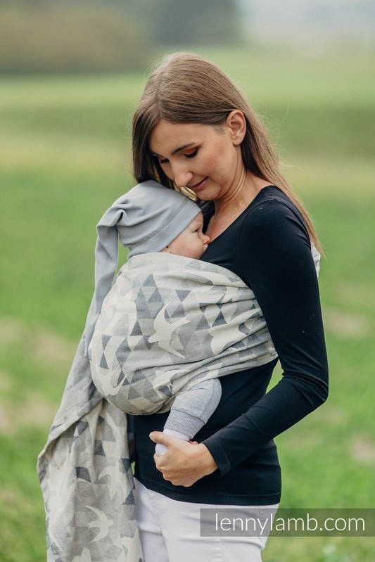 Lenny Lamb Ring Sling/Baby carrier Swallow Grey, Babies Kids