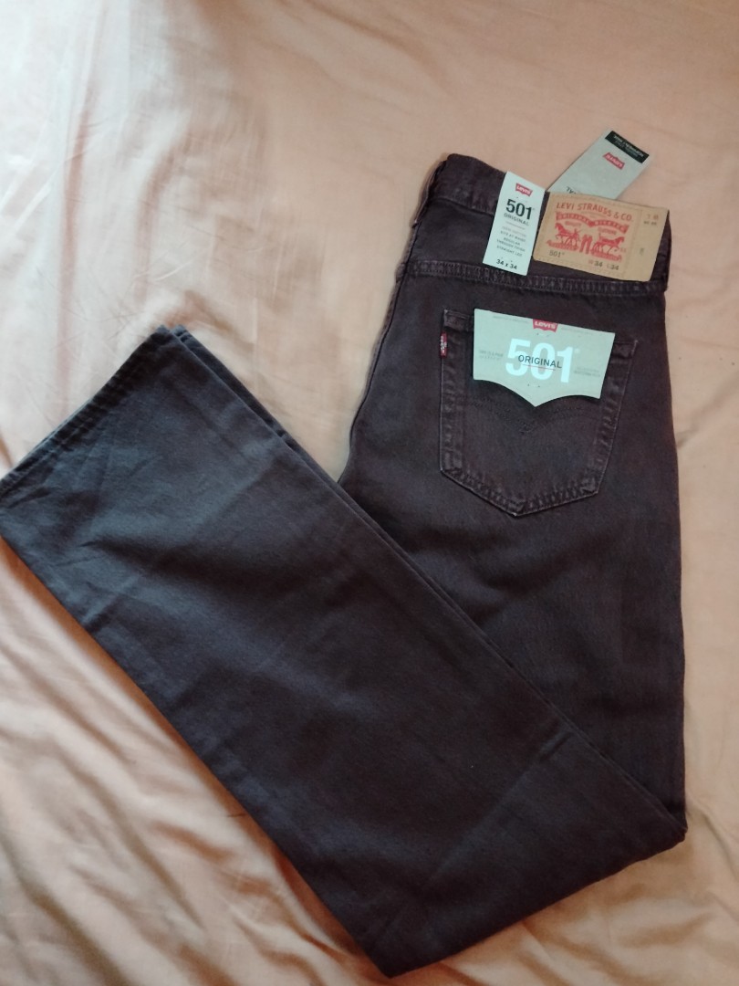 Levi's 501 Jeans ( Color Brown), Men's Fashion, Bottoms, Jeans on Carousell
