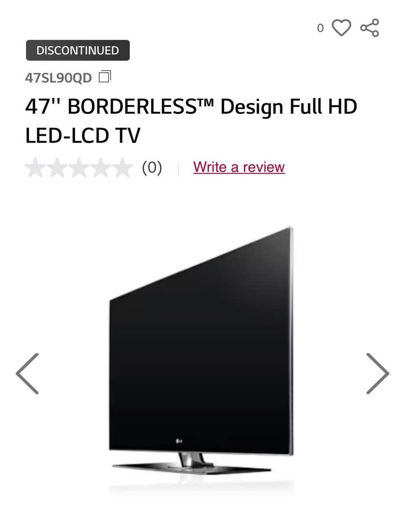 LG 47 inch TV for sale, TV & Home Appliances, TV & Entertainment, TV on