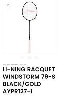 LI-NING RACQUET WINDSTORM 79-S BLACK/GOLD