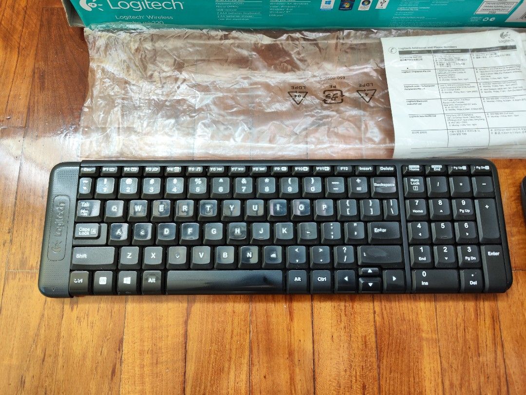 Logitech mouse keyboard combo computers tech parts accessories