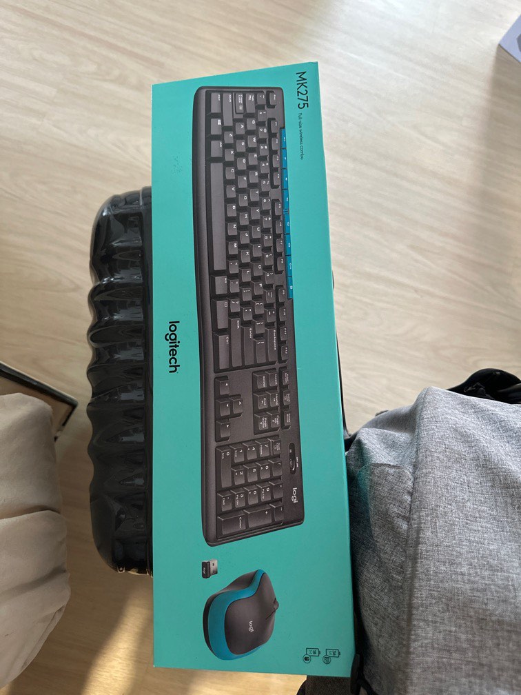 Logitech wireless keyboard and mouse mk275, Computers & Tech, Parts ...