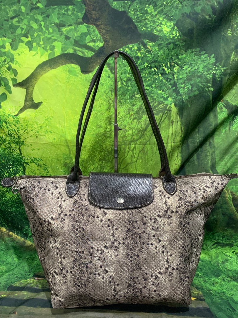 Longchamp snake print bag sale