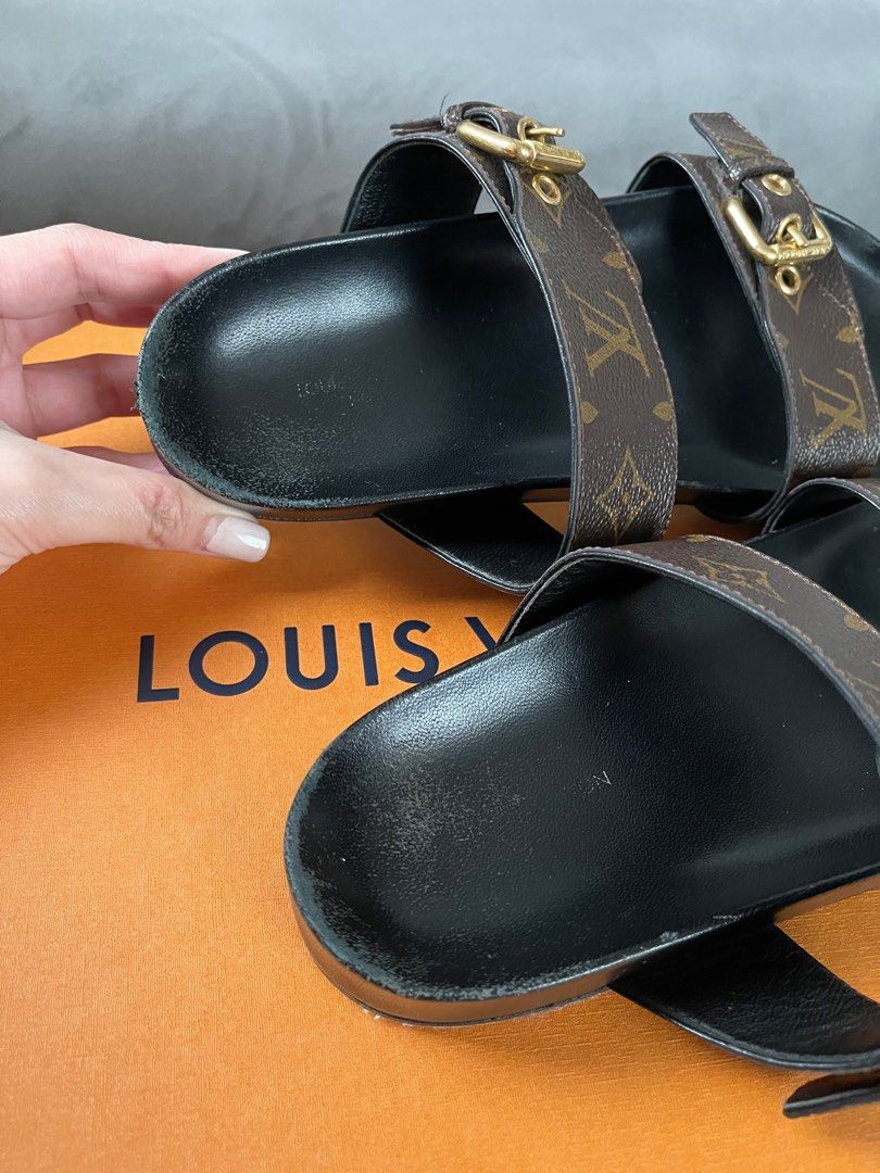 Louis Vuitton Monogram Canvas Bom Dia Sandals - Size 8 / 38, Louis Vuitton  Shoes