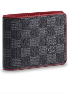 Louis Vuitton N62663 Damier Graphite Canvas Multiple Wallet