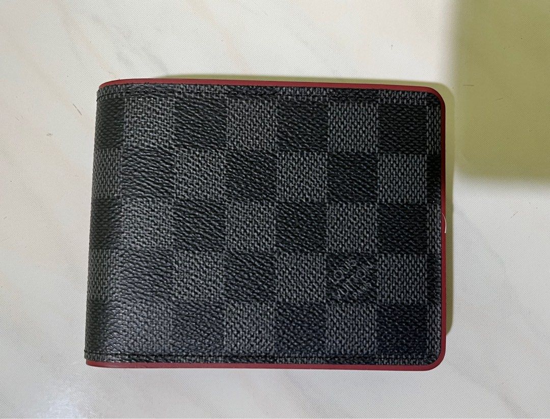 Louis Vuitton N62663 Damier Graphite Canvas Multiple Wallet (SP1108)
