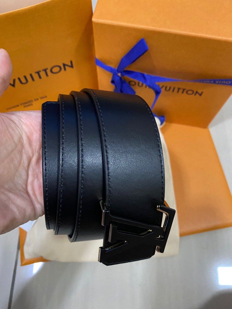 Louis Vuitton LV Optic 40mm Reversible Leather Belt - Black Belts,  Accessories - LOU784356