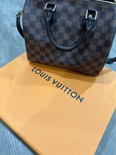 Louis+Vuitton+Speedy+Bandouliere+Crossbody+25+Khaki+Econyl for