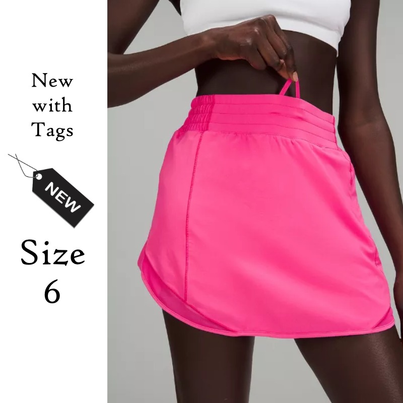 Hot pink lululemon skirt clearance