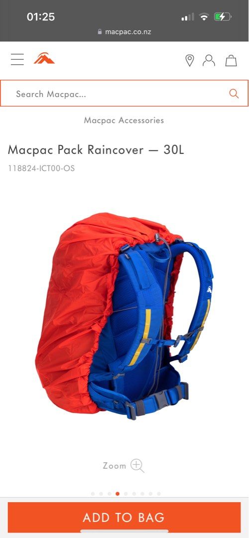 Macpac packing cubes 2025