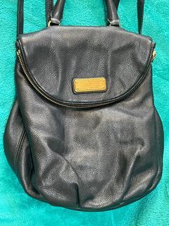 Marc Jacobs medium leather backpack - black