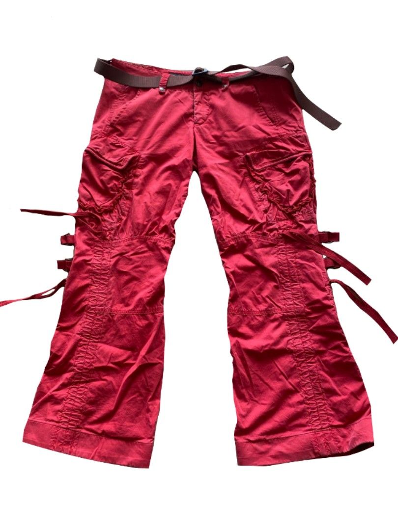 Marithe francois girbaud utility cargo pants shorts parachute Y2k alt goth fairy grunge emo harujuku punk vkei visual kei jrock cyber coquette acubi