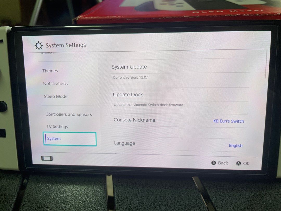 Maxsoft Nintendo Switch OLED full set console white color, Video Gaming