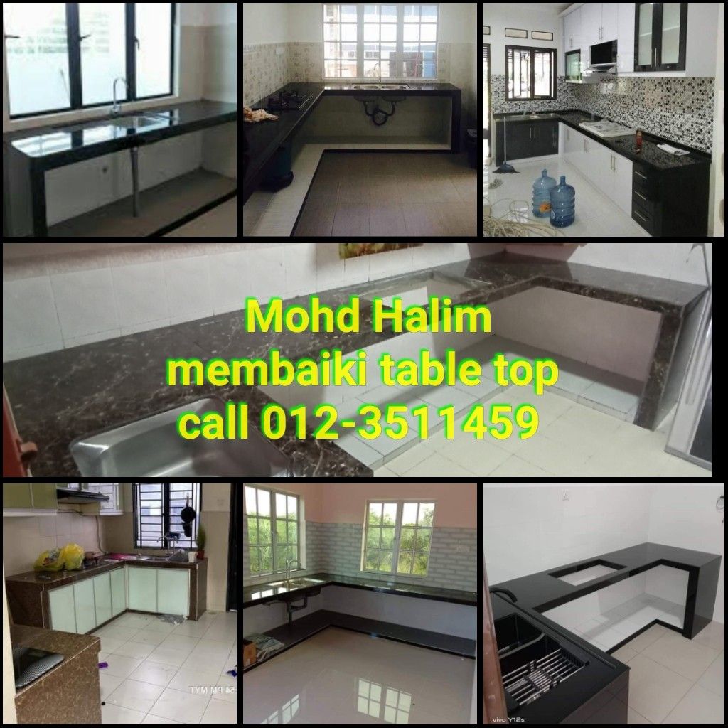 Membaiki table top,0123511459 kuala lumpur Selangor, Services, Home