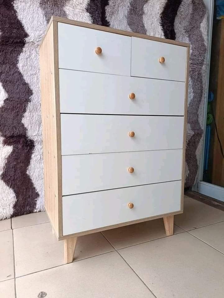 Minimalist 5 layers Wooden Drawers (Category: Shelves, Cabinets & Racks) located in Manila. Submitted by tindahanniatelizcehl (Listing ID 1216059845, Image 1). Description: SIZE: 60x34x90cm Disassemble 2 colors available Material-Medium fiber density board.