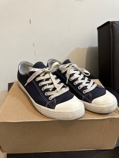 Muji無印良品深藍防潑水便鞋(27)