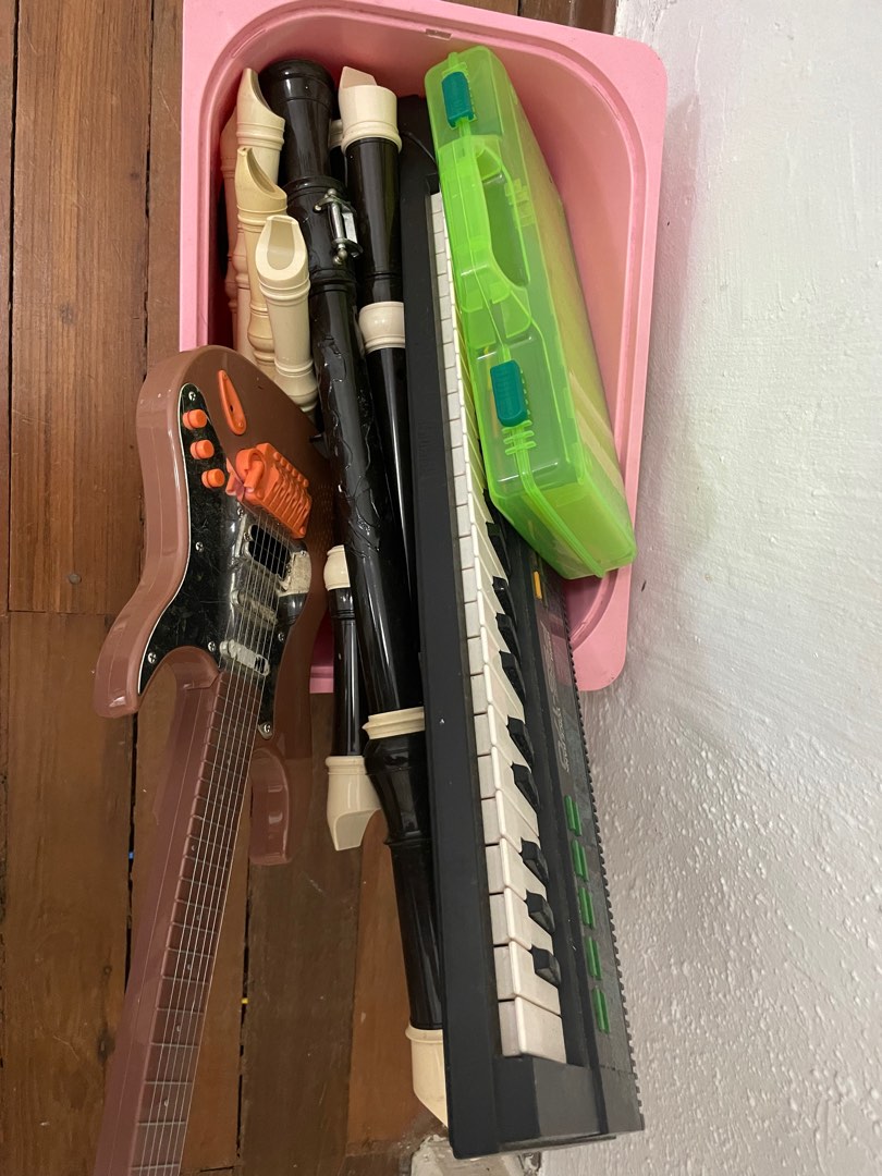 Musical instruments. Keyboard. Xylophone and lots of different