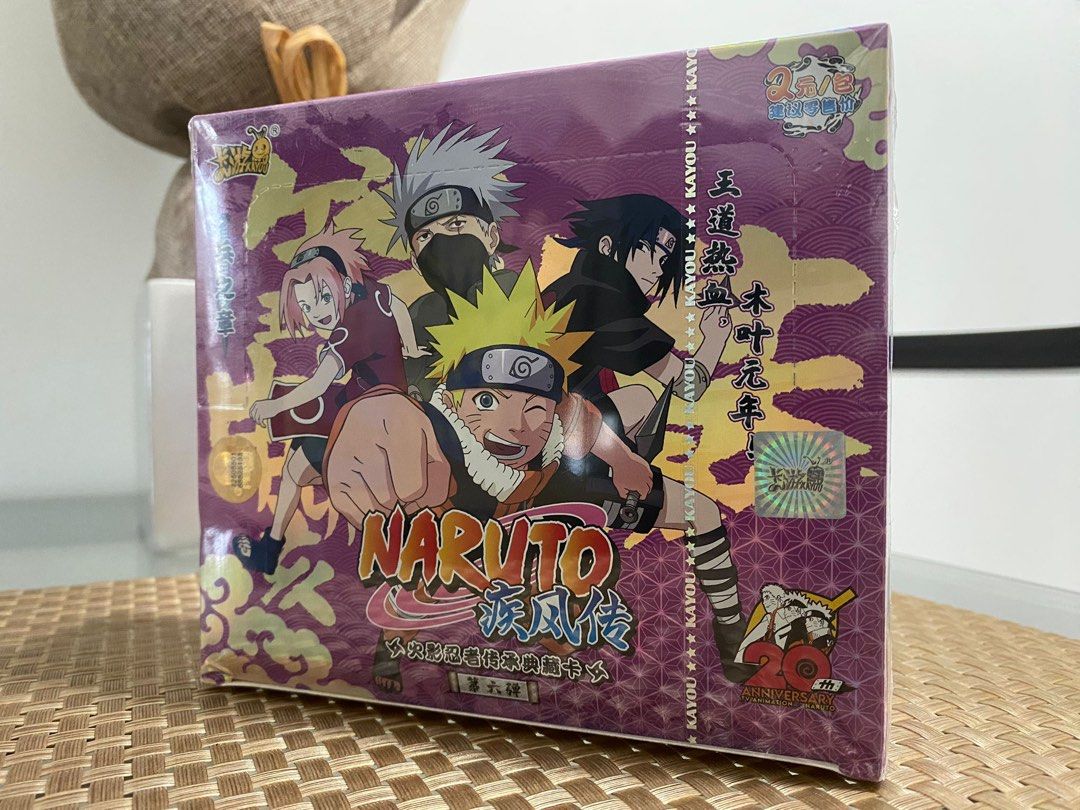 naruto ccg booster box Lineage of Legends - sealed product Naruto Sealed Booster Boxes 19 (Land of Waves Arc) Bandai Naruto Card Game Lineage