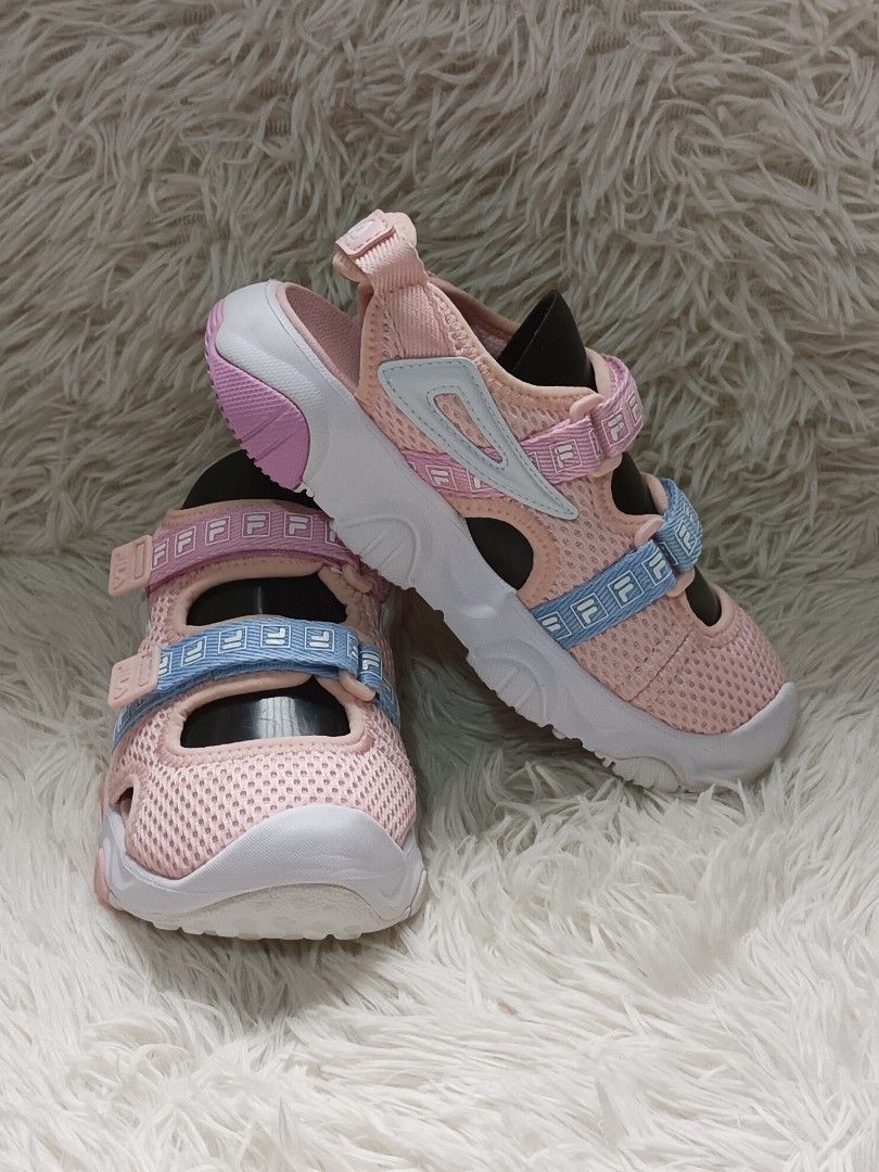 Baby fila sandals clearance