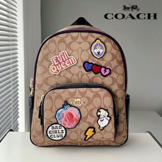 COACH x DISNEY Collaboration ELLE Backpack Signature Canvas Dumbo Outlet  91121