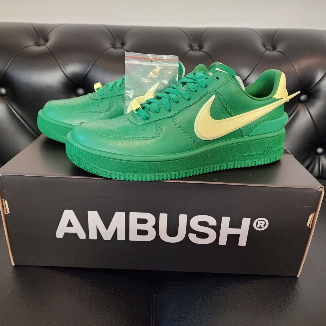  Nike Mens Air Force 1 Low DV3464 300 Ambush - Green - Size 9