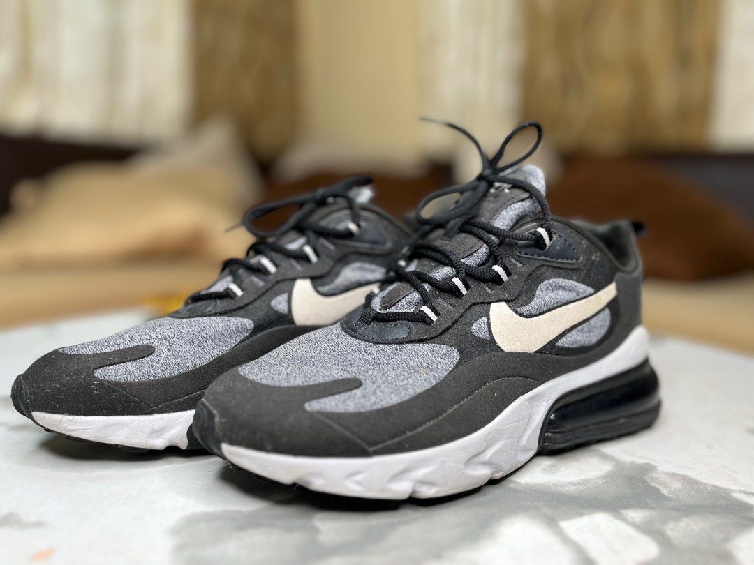 Nike Air Max 270 React Optical Black off Noir Women s Fashion