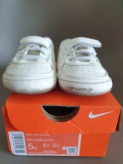 NIKE ALL WHITE BABY TODDLER SNEAKERS SIZE 3