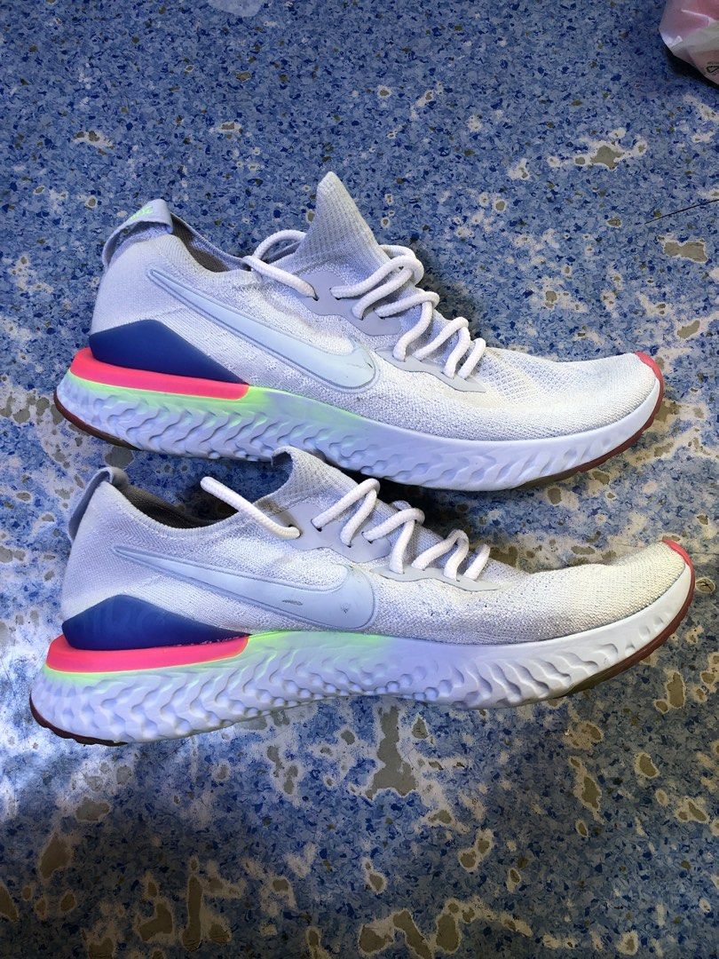 Nike Epic React Flyknit 2 Running Shoes Hydrogen Blue 30 cm