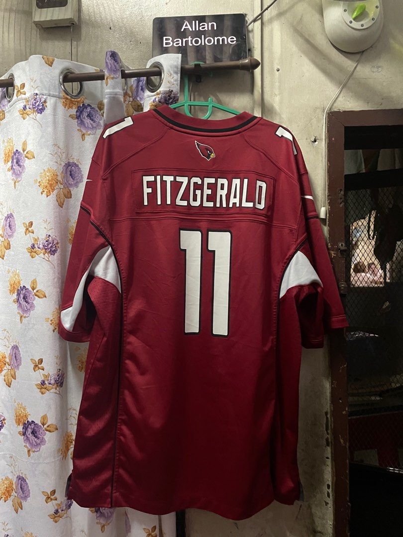 Nike NFL Game Jersey Cardinals Fitzgerald Men s Fashion Activewear on Carousell