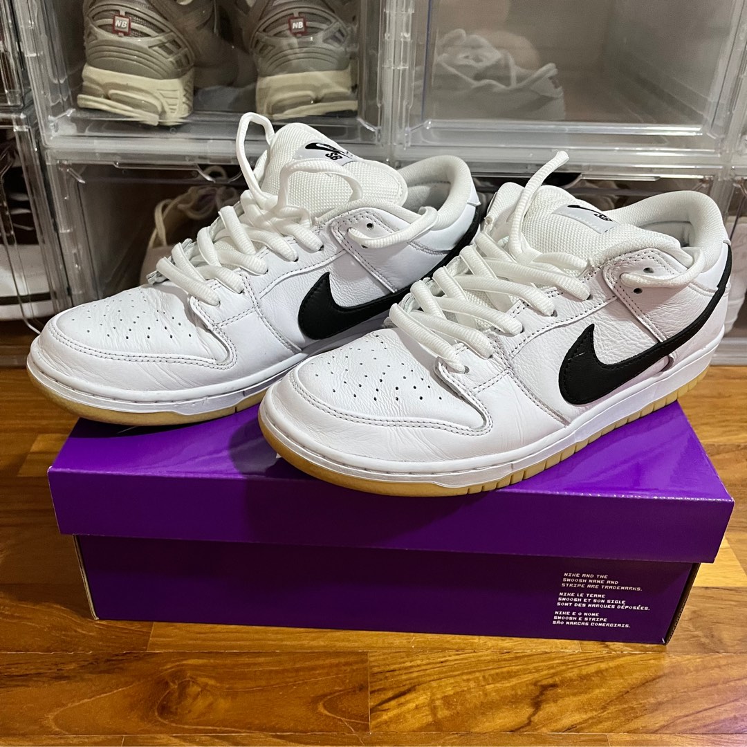 Nike SB Dunk Low White Gum Men s Fashion Footwear Sneakers on