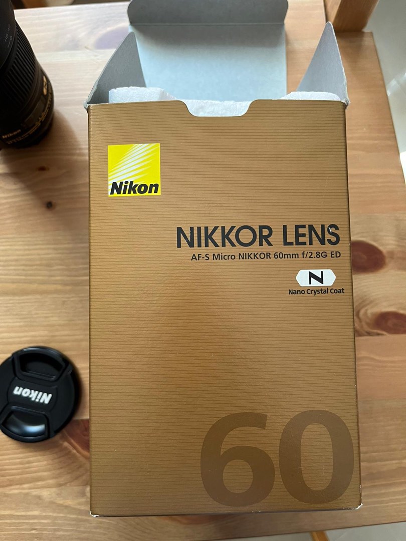 Nikon AF-S Micro 60mm F2.8G ED 90%新100%正常, 攝影器材, 鏡頭及裝備