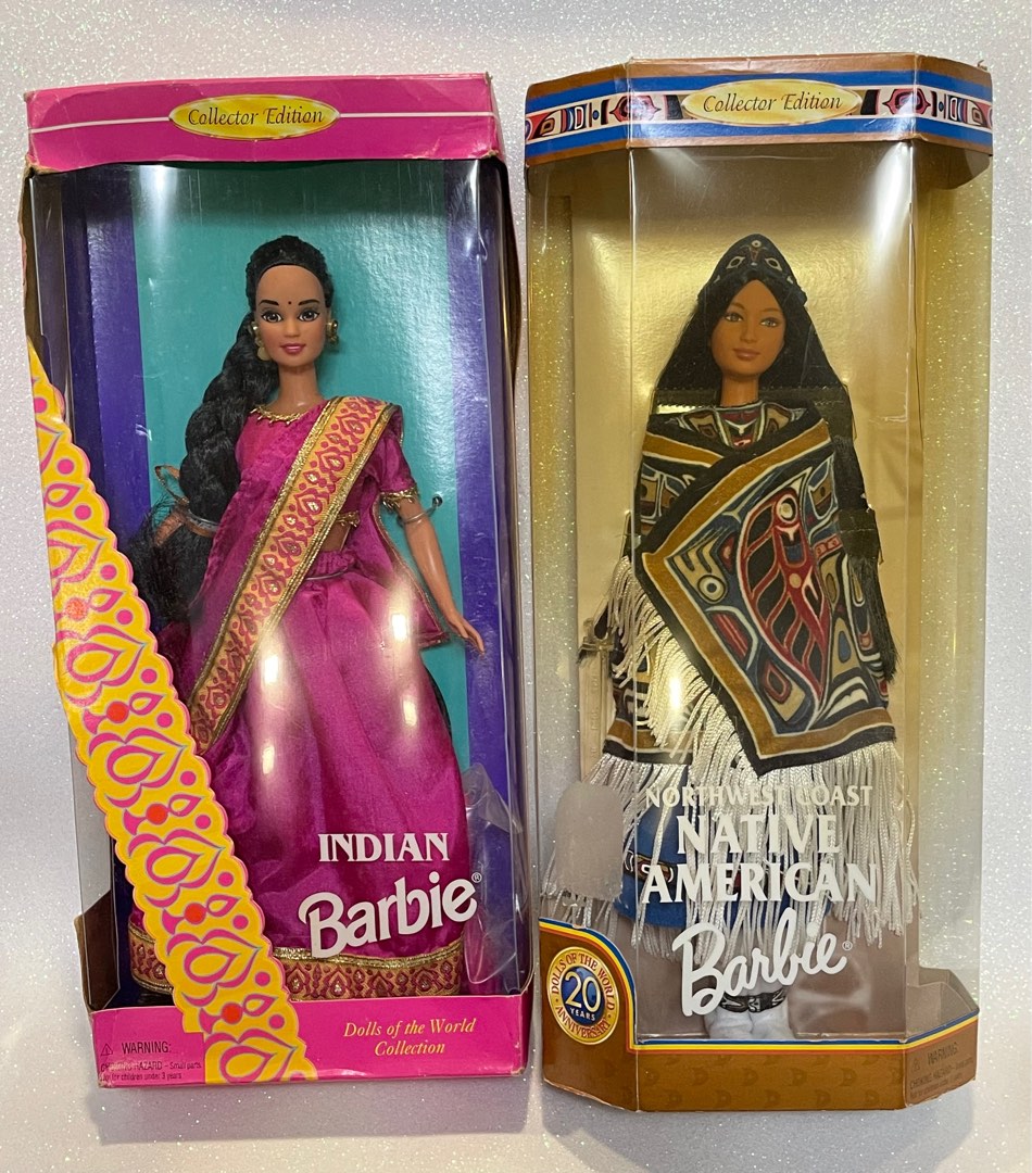 NRFB Barbie dolls of the world Indian Barbie/ Native American Barbie, Hobbies & Toys, Toys