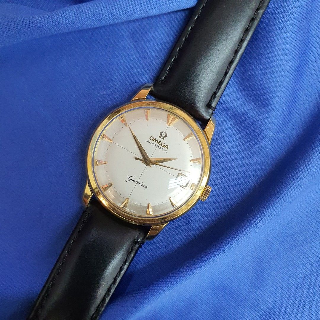 Omega geneve 18k hotsell gold