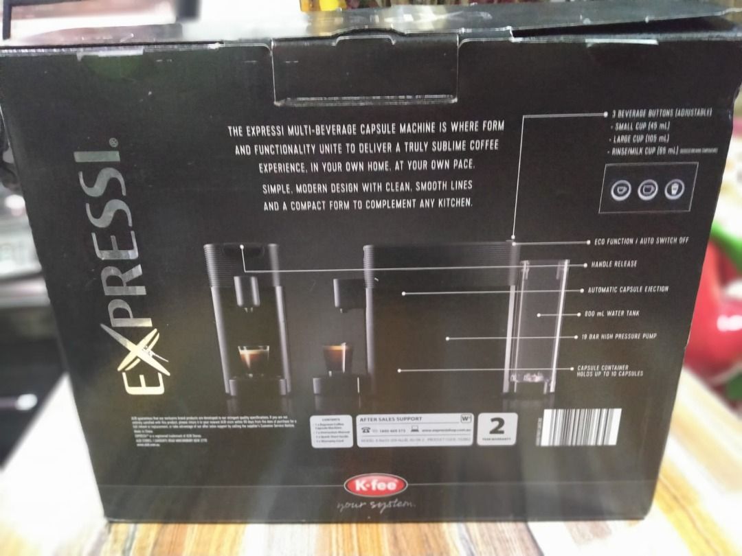 ONE EXPRESSI CAPSULE MACHINE, TV & Home Appliances, Kitchen Appliances