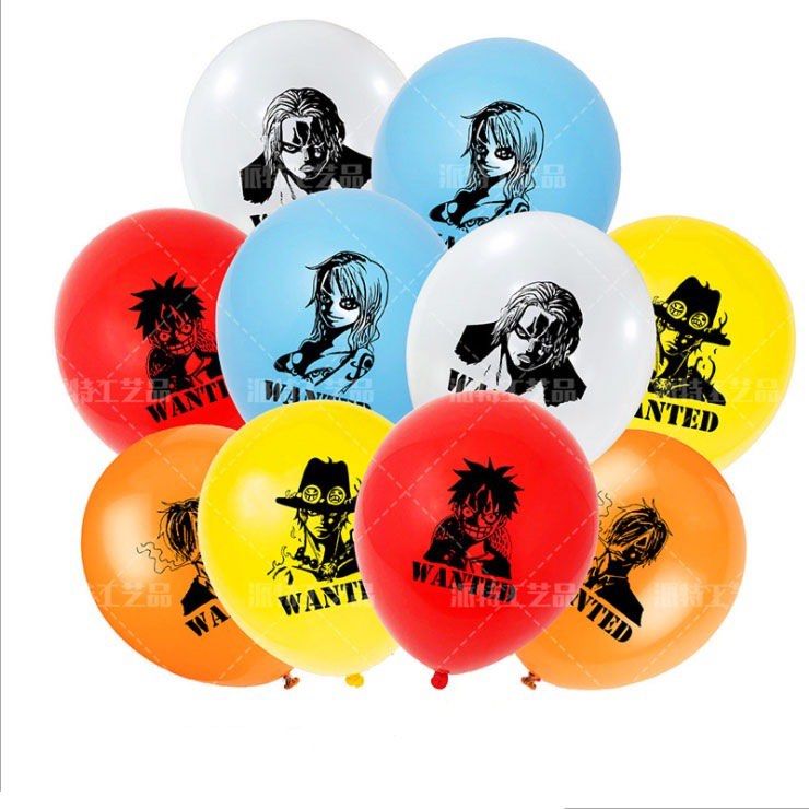 One Piece Birthday Banner And Balloons On Carousell