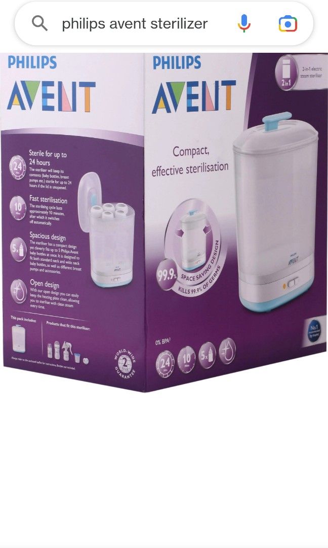 Philips Avent Sterilizer, Babies & Kids, Nursing & Feeding ...