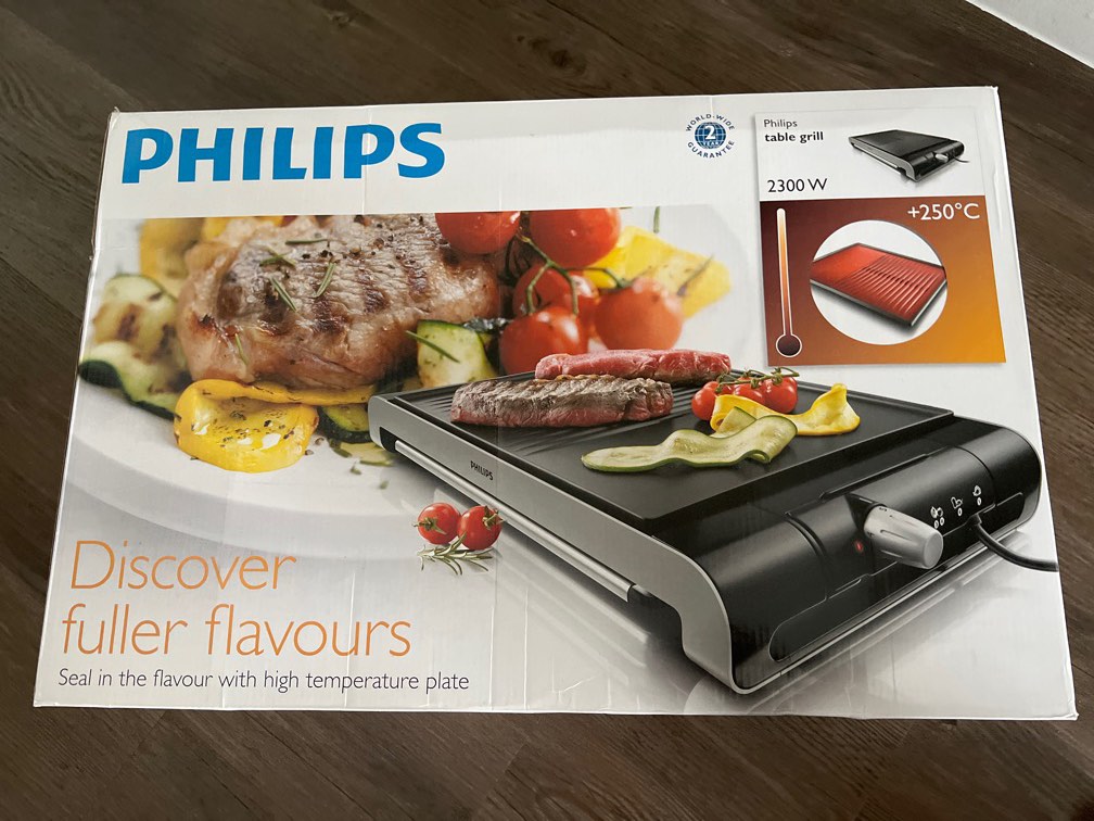 Philips Table Grill, Furniture & Home Living, Kitchenware & Tableware