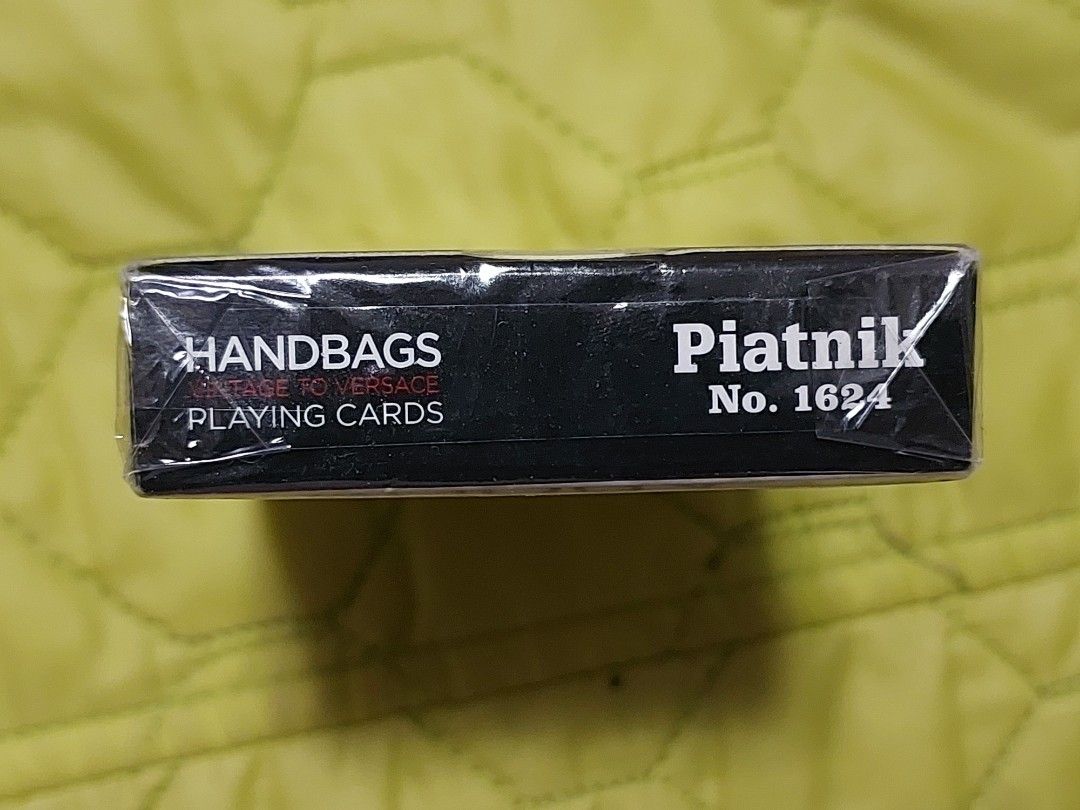 Handbags, Vintage to Versace Playing Cards - Piatnik