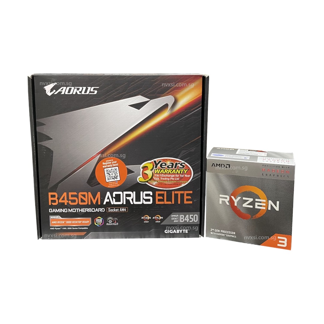 B450 aorus m ryzen 3 3200g outlet