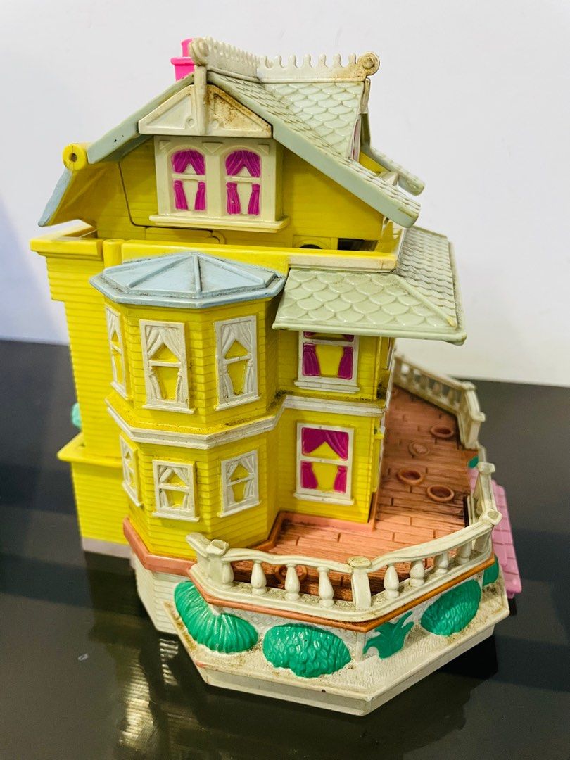 Polly pocket yellow house new arrivals