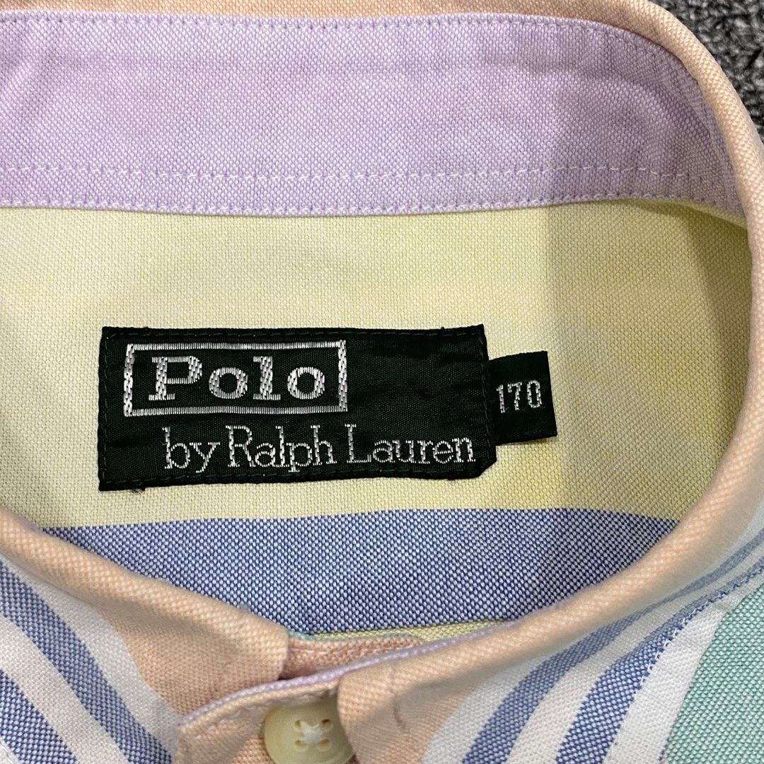 Polo Ralph Lauren Color Block Multicolour Shirt, Men's ...