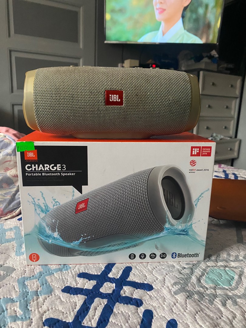 Portable Speakers JBL Charge 3 (original), Audio, Soundbars, Speakers