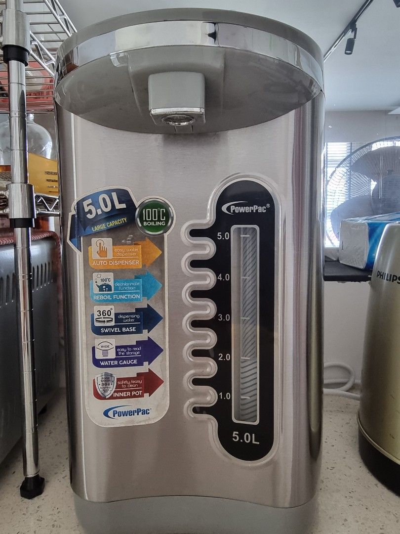 PowerPac Water Boiler 5L, TV & Home Appliances, Kitchen Appliances