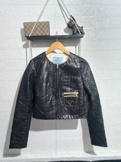 Prada leather jacket