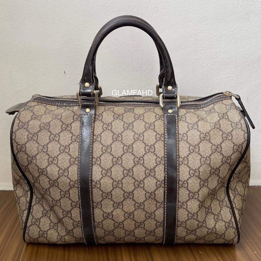Pre Owned Authentic GUCCI GG Joy Boston Doctors Bag, Luxury, Bags