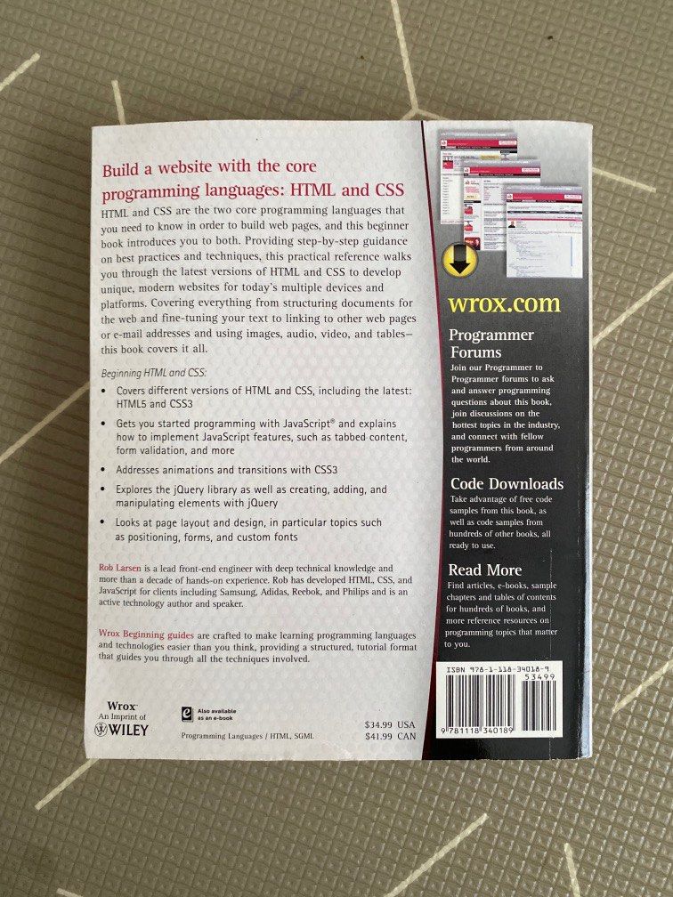 Programming Book Html And Css Hobbies Toys Books Magazines Programming Book Html And Css Hobbies Toys Books Magazines